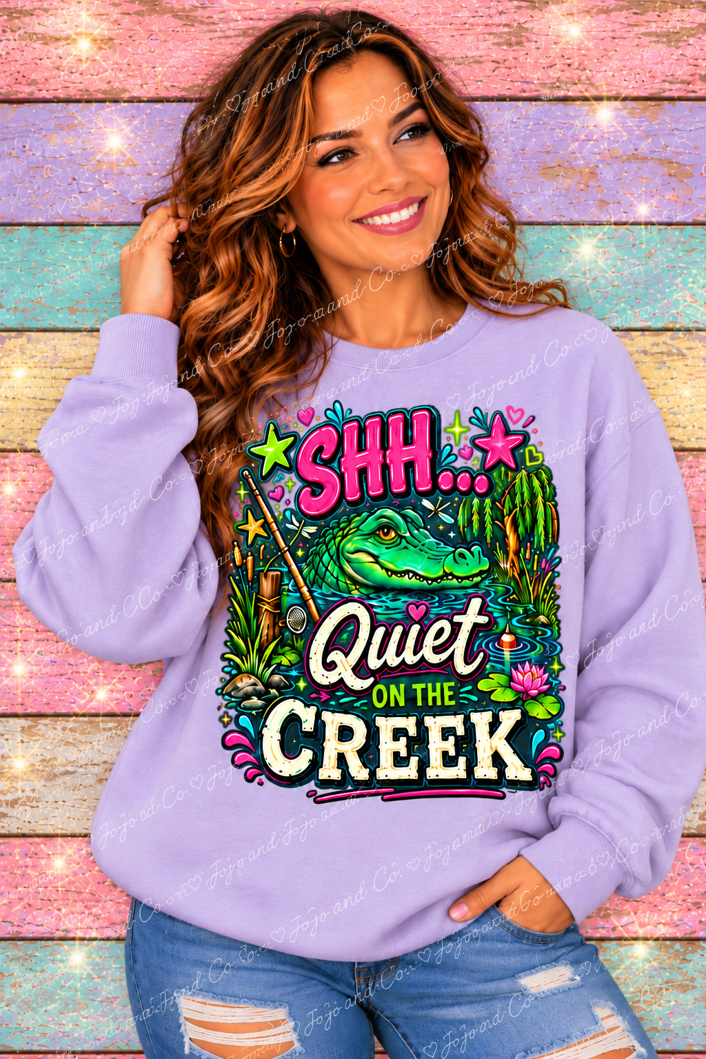 Shhhh....don't scare the gator!