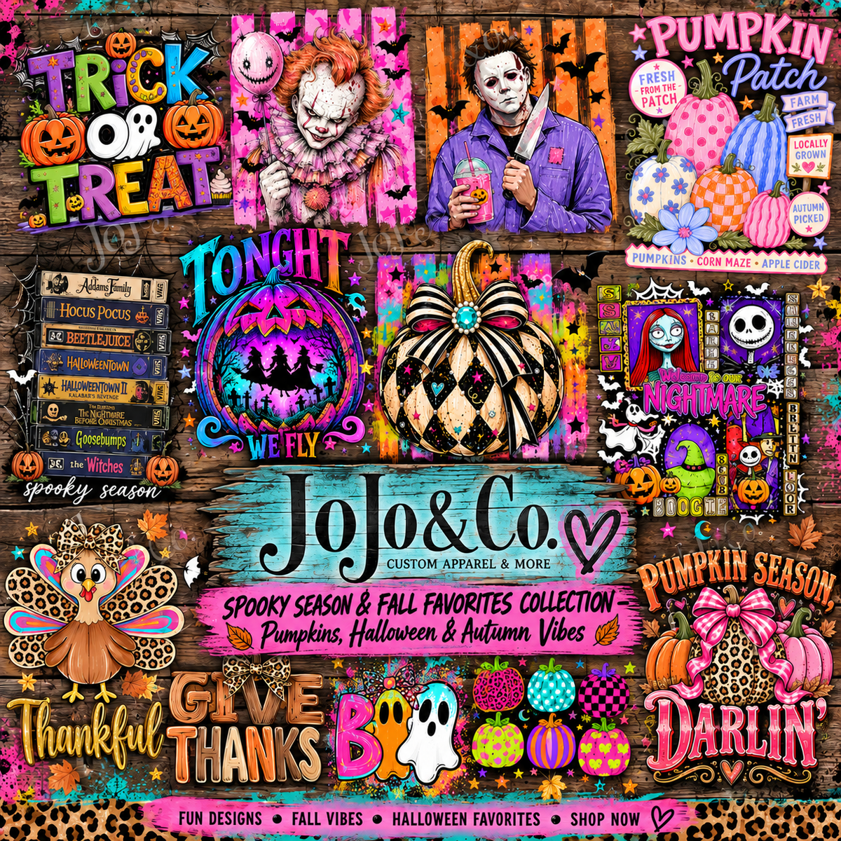 Spooky Season & Fall Favorites Collection – Pumpkins, Halloween & Autumn Vibes