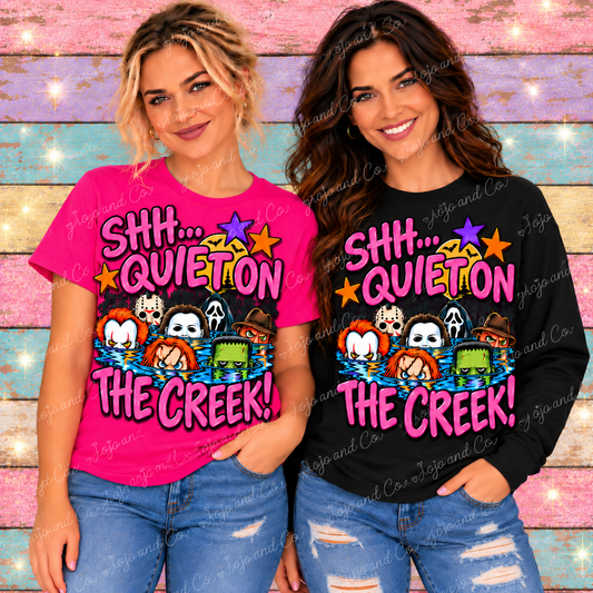 Shhh… Quiet on the Creek Halloween Graphic Tee🎃👻