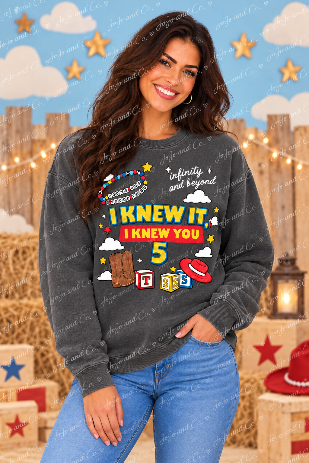 Toy Box Besties Nostalgia Graphic Sweatshirt